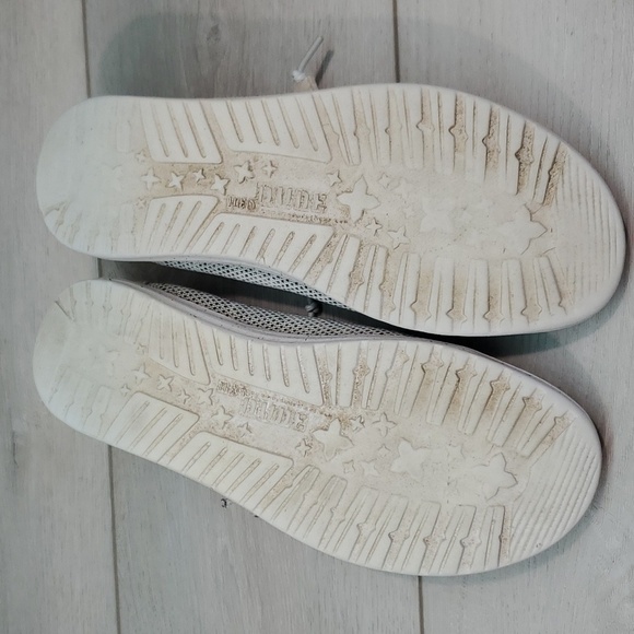 Hey Dude Womens Wendy Six Stone White Loafer Slip on shoes sz 8 - Picture 10 of 12